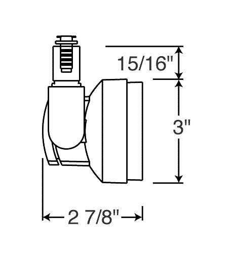 TL252L Trac Head - Trac 12™ Cylindra™ LED Trac Head TL252L Trac Head - Trac 12™ Cylindra™ LED Trac Head